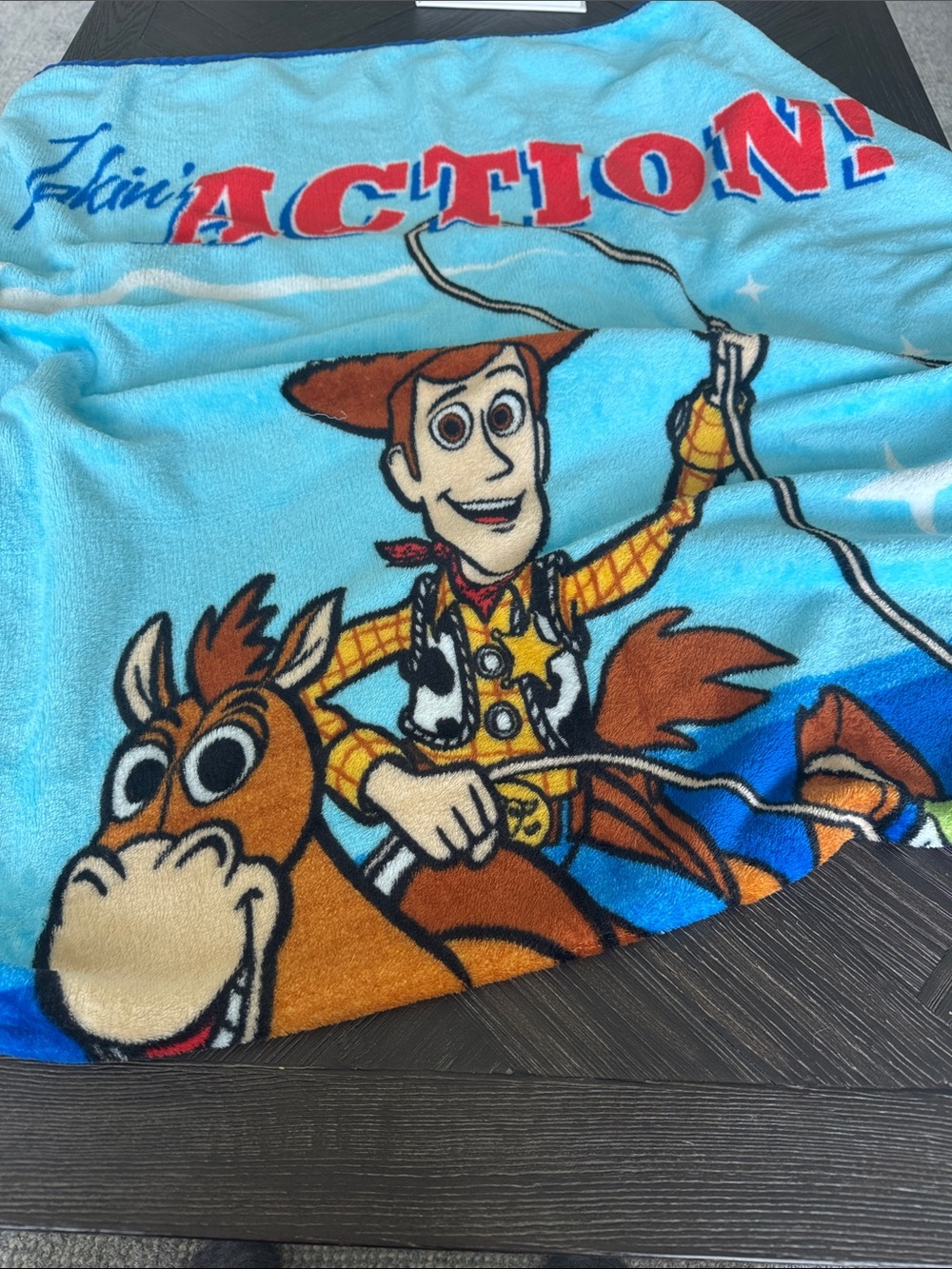 Disney Pixar Toy Story Throw Blanket | Woody & Buzz Lightyear Fleece Blanket